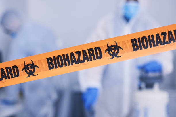 Professional Blood Cleanup technician working in Lebec, CA